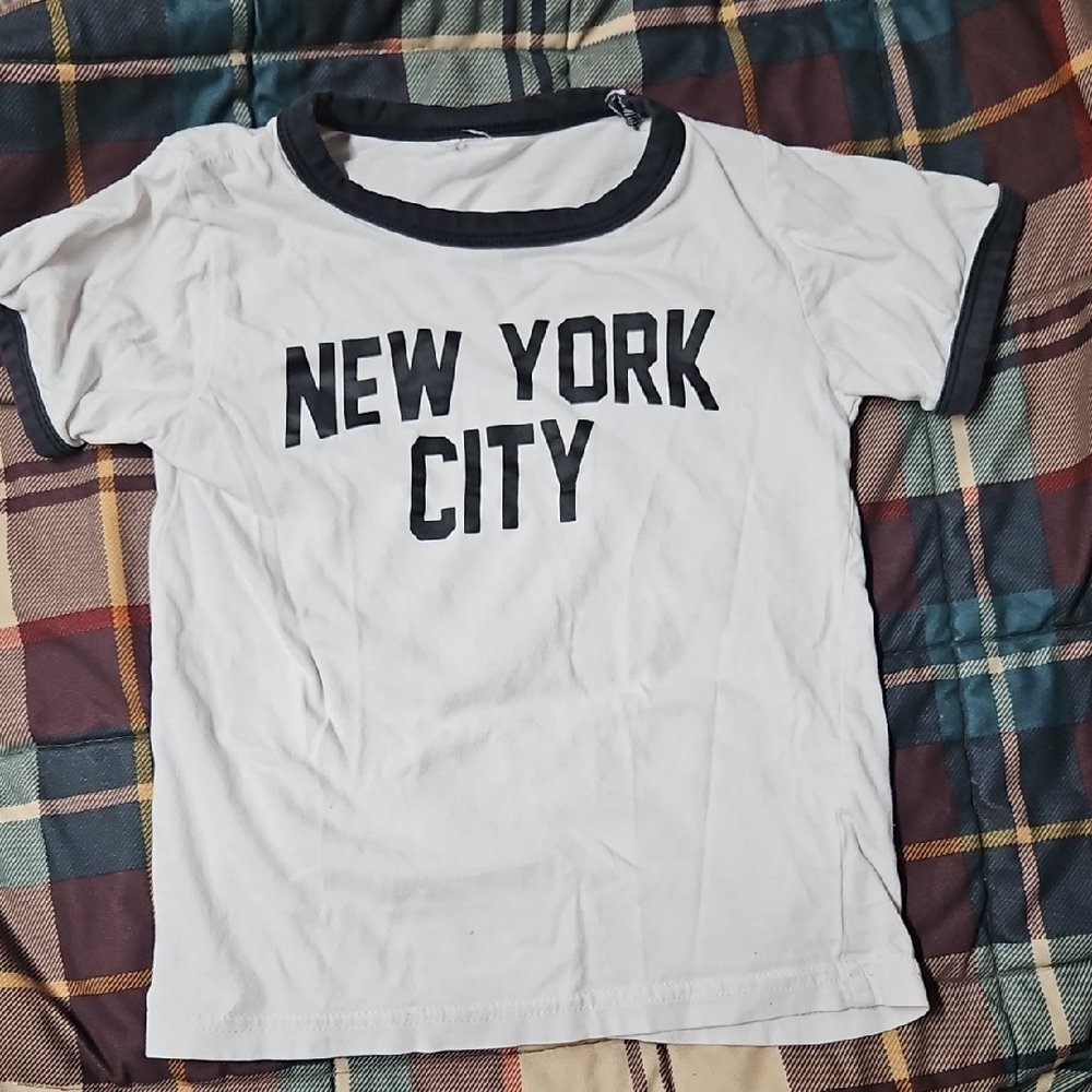 Iconic John Lennon Kids White and Black Graphic T-Shirt